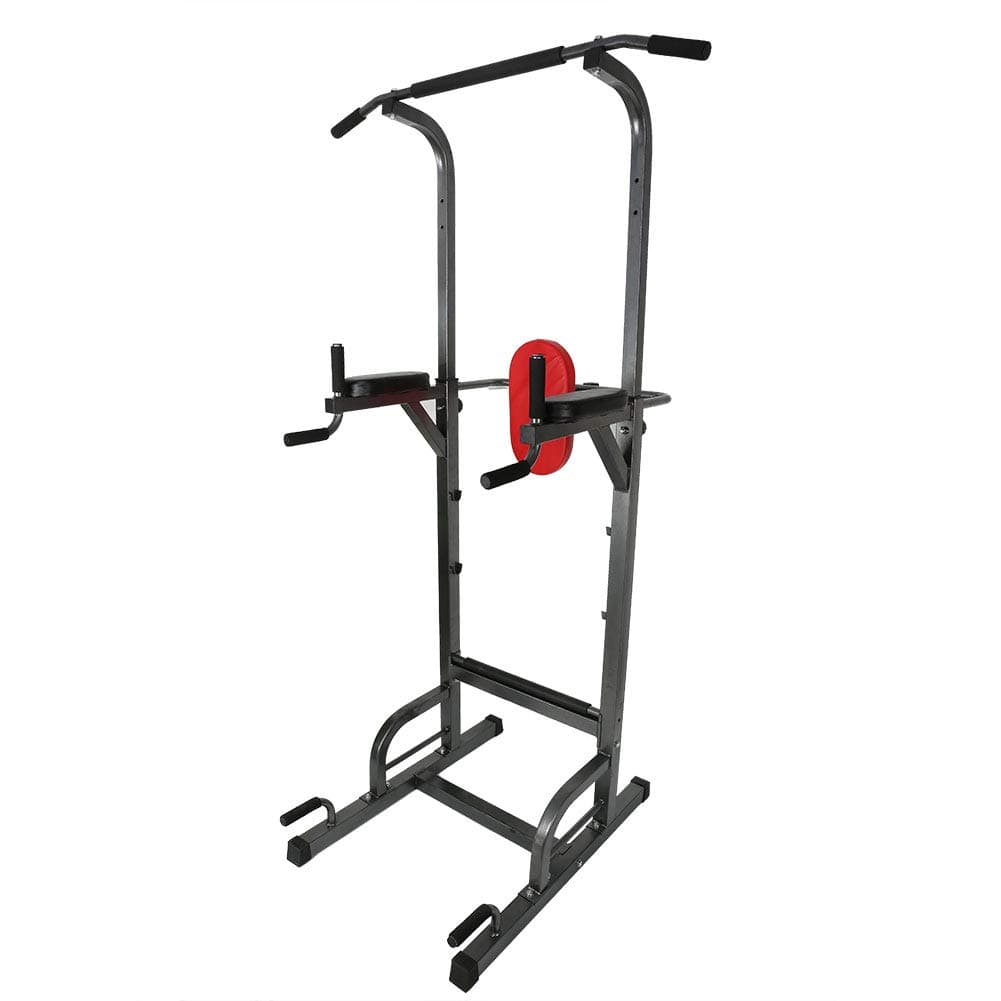 Dvluck Power Tower Home Pull Up Bar Stand Adjustable Multi-Function Fitness Equipment Workout Station