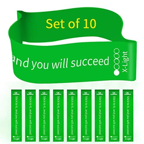 EMBNN Resistance Loop Exercise Bands, Premium-Quality Workout Bands Include eBook, Manual, Set of 3 & 5