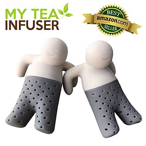 My Tea Infuser | 2 Pcs Innovative Design Tea Steeper With Efficient Filter and Infuser | Premium Food Grade Silicone | Microwave Friendly Durable Anti Damage Adaptive To Loose Tea Leaves Bags | 811