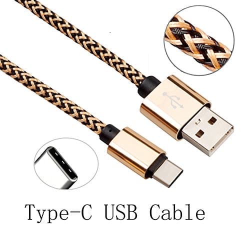 USB C Cable,Type C to USB A USB3.0 Cable with Nylon braided for Nexus 6P,Nexus 5x,LG G5,OnePlus 2, Huawei P9,12 Inch Apple MacBook (2Pack/6.6FT)