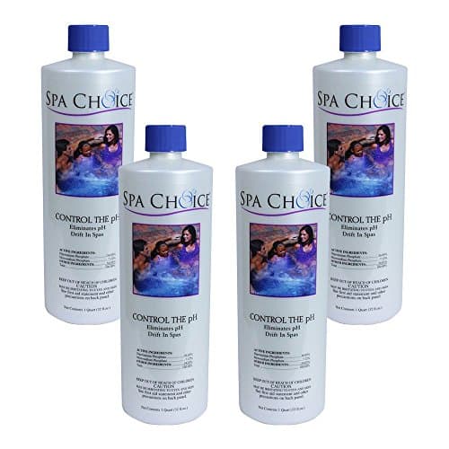 SpaChoice 1-Quart 4-Pack Premium Control The pH, pH Balance for Hot Tub, Made in USA