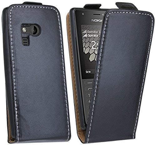 Nokia 216 Book Flip Case Protective Case Flip Case Case Accessories Case in Black Pouch @ COFI 1453