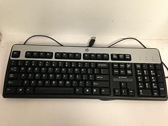 Black & Silver USB Keyboard Model# KU-0316