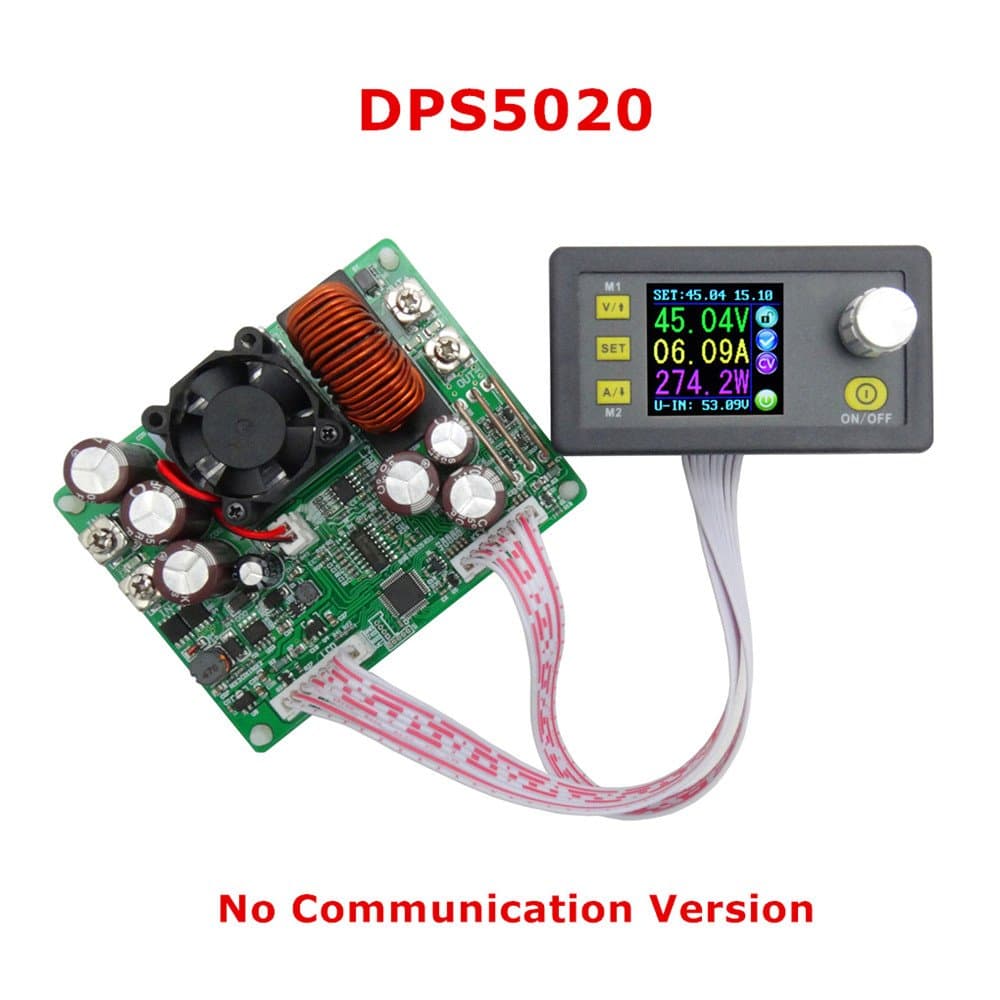 Onepeak DPS5020 50V 20A Constant Voltage Current Step-Down Digital Power Supply Buck Voltage Converter LCD Voltmeter
