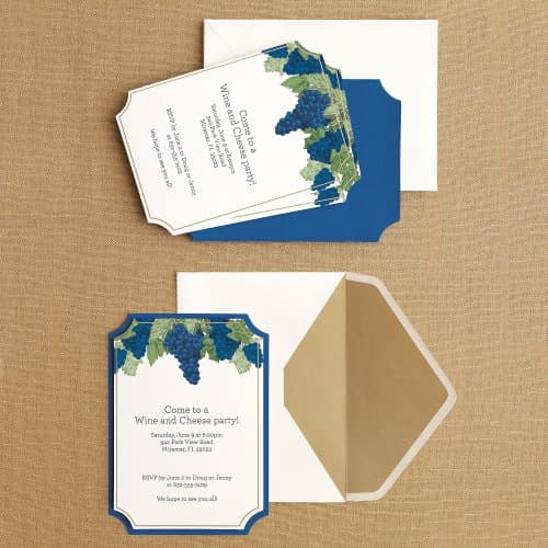 Printable Invitations/Menu Cards