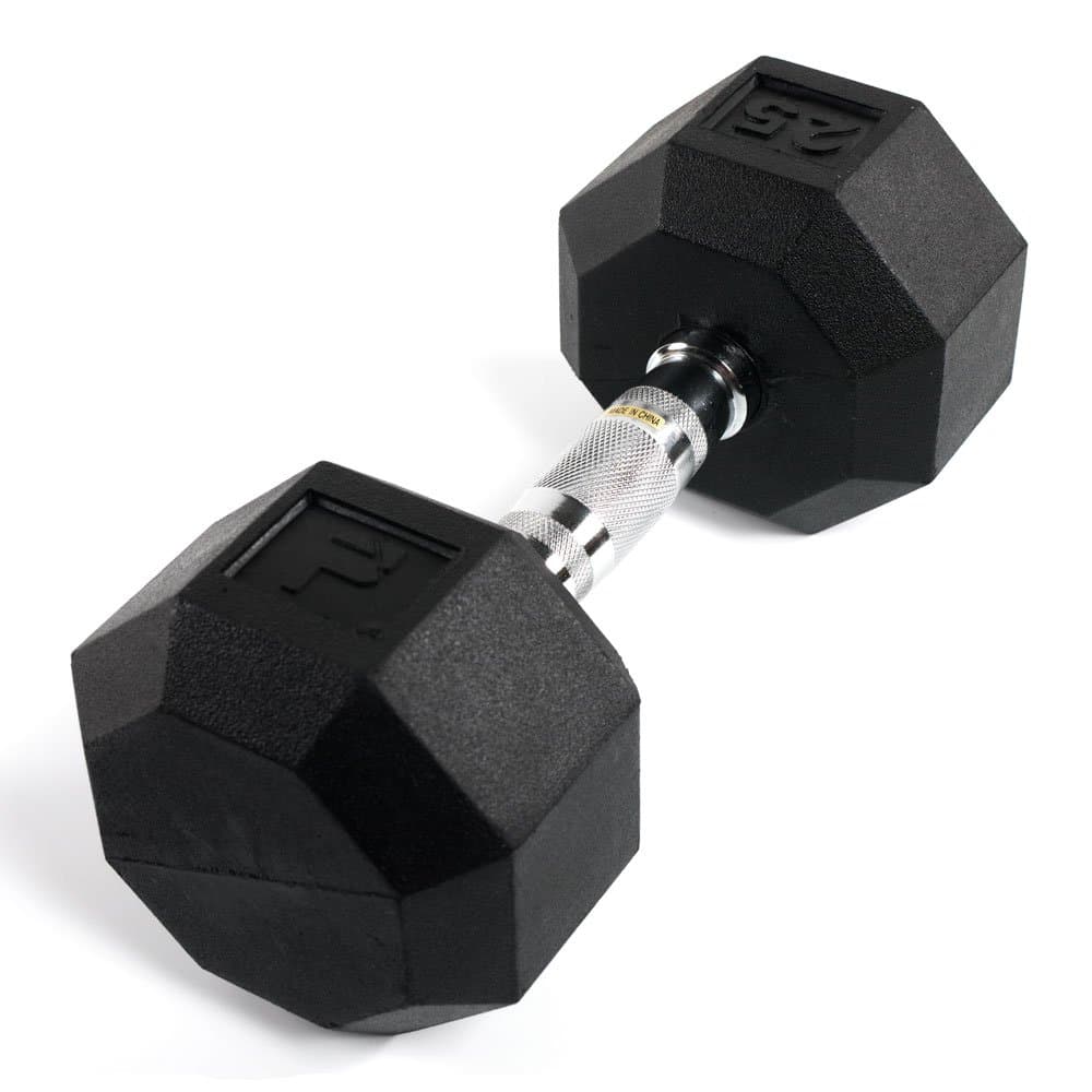 Power Systems Rubber Octagonal Dumbbell