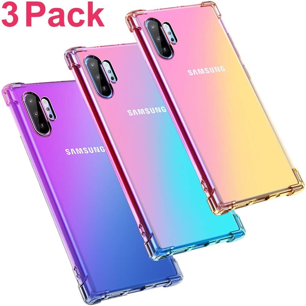 UBESTY for Google Pixel 4 XL Case, Gradient Shock Absorption Flexible TPU Soft Edge Bumper Anti-Scratch Slim Protective Cases for Google Pixel 4 XL (Black Gold)