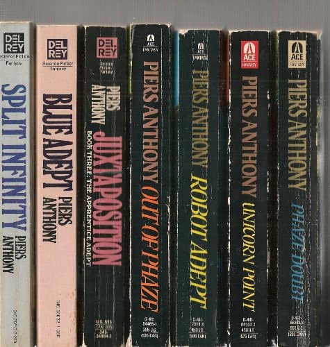 Apprentice Adept Series  (Split Infinity / Blue Adept / Juxtaposition / Out of Phaze / Robot Adept / Unicorn Point / Phaze Doubt)