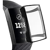 Hagibis Compatible with Fitbit Charge 3 Screen Protector, Soft Slim Full-Ar0ound Protective Fitbit Charge 3 Case Cover for Fitbit Charge 3 and Fitbit Charge 3 SE
