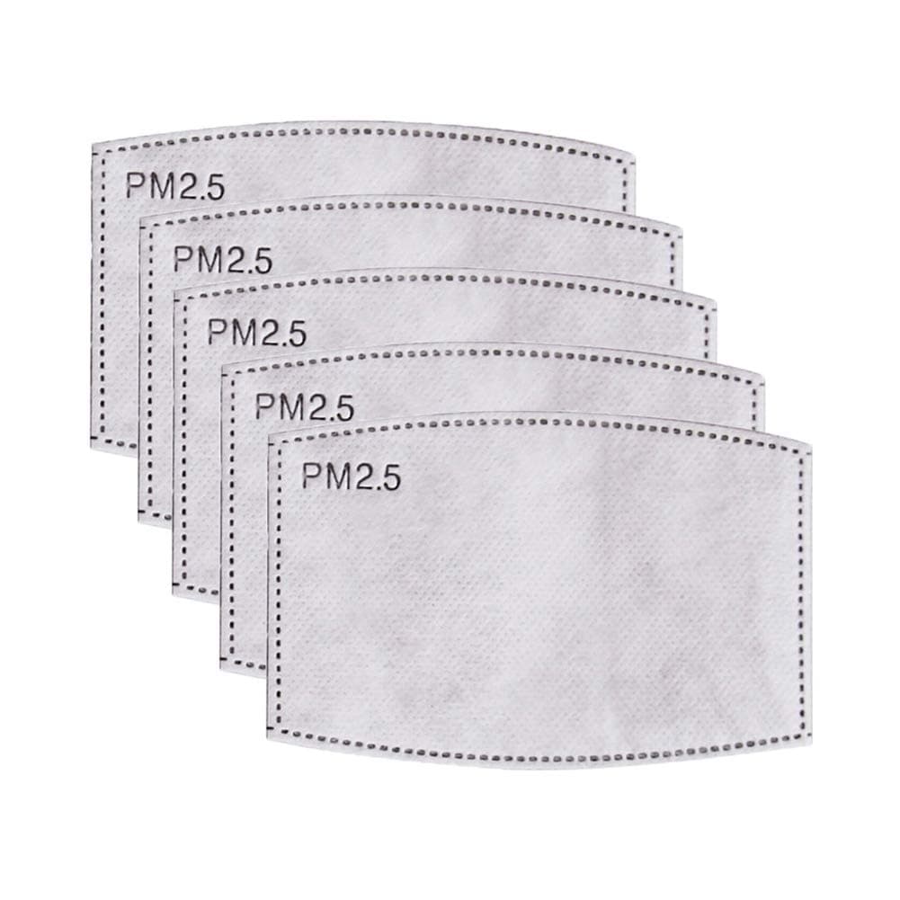 Pm2.5 Filter 5 Layers Protective Filter Activated Carbon Filter Mask Universal Filter Face Mask Filters Face Mask Breathing Insert 10 Piece