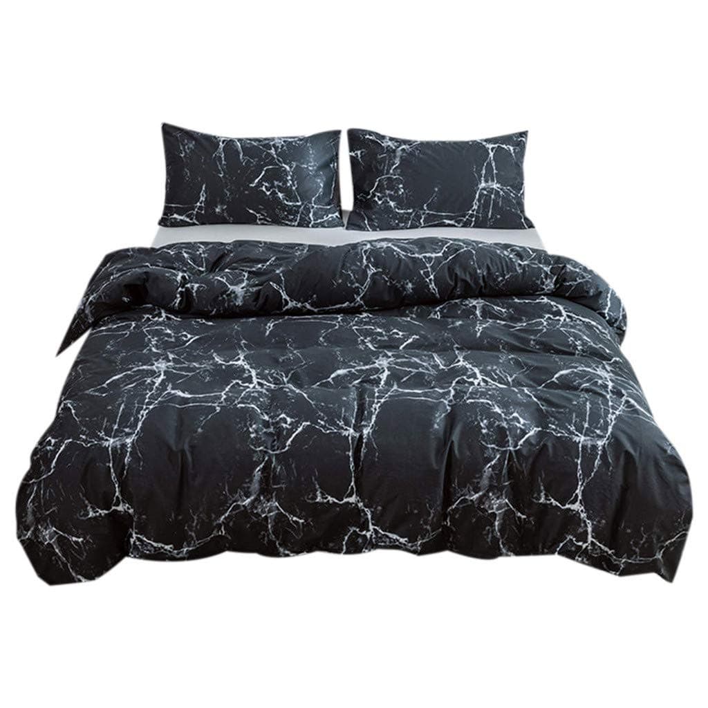 ThsiJJ Comforter Set Reversible Down Queen Size Soft Comforter Microfiber Sets Soft Microfiber Fill Printed Quilt Sets