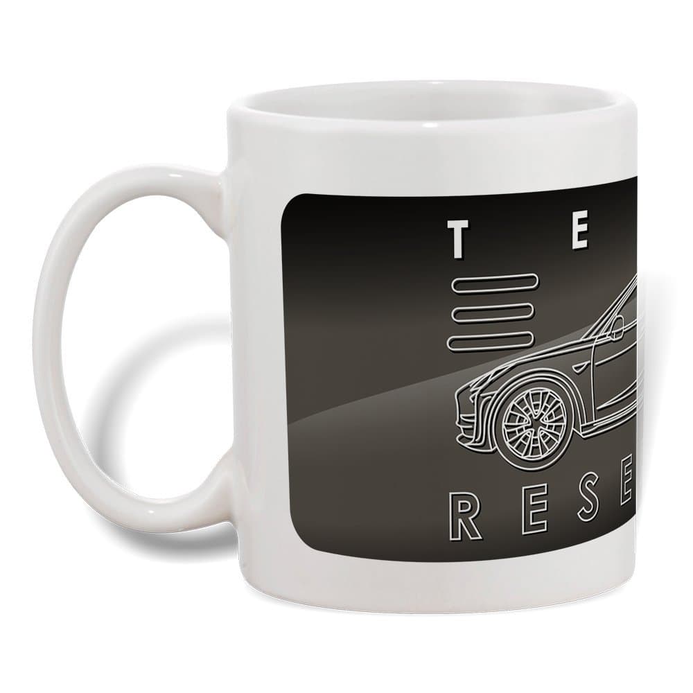 Tesla Model 3 Coffee Mug (11 Oz, Titanium)