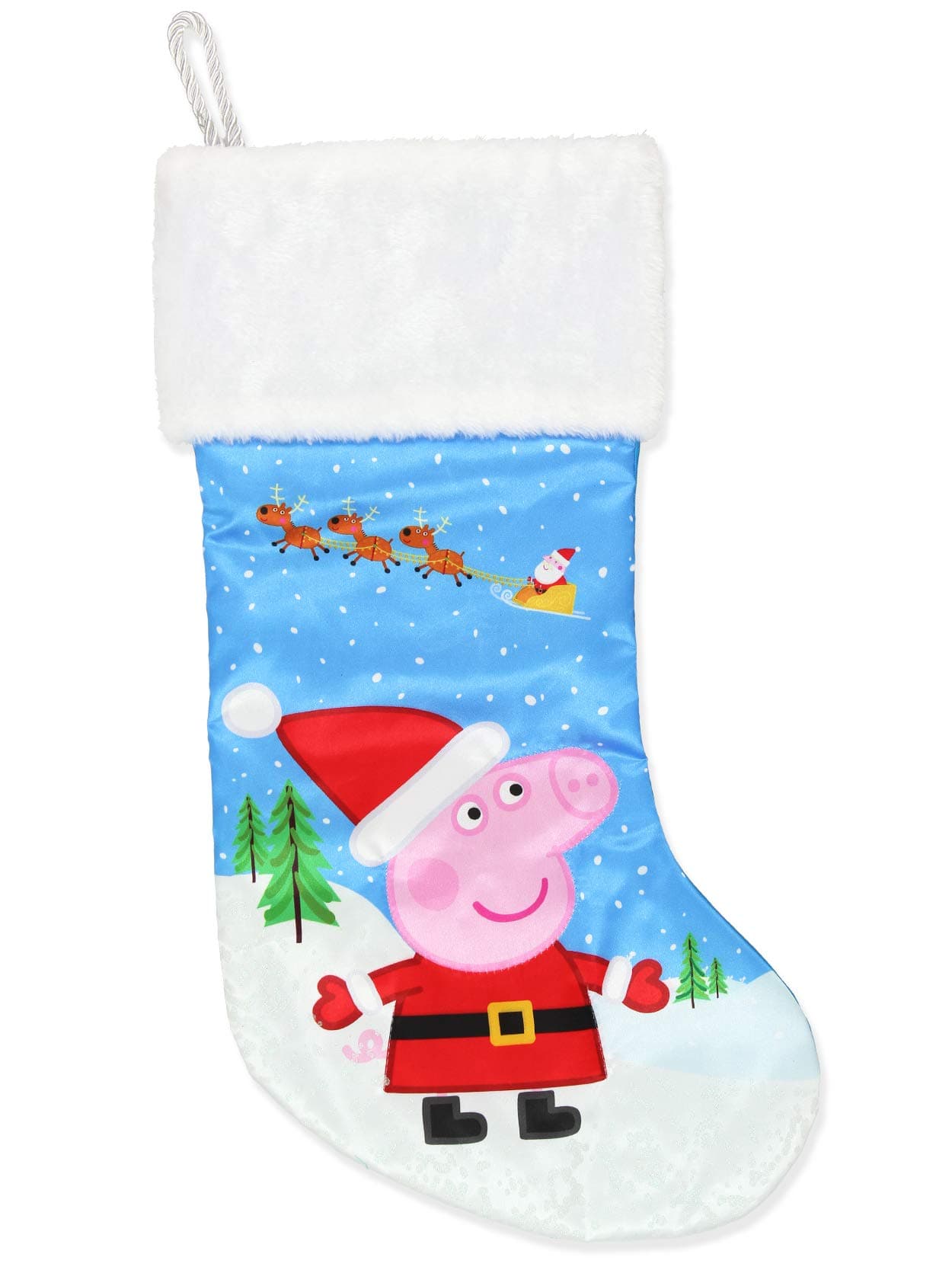 Peppa Pig™ Printed Stocking With Plush Cuff