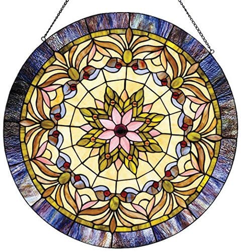 Stained Glass Edwarn Handcrafted Window Panel