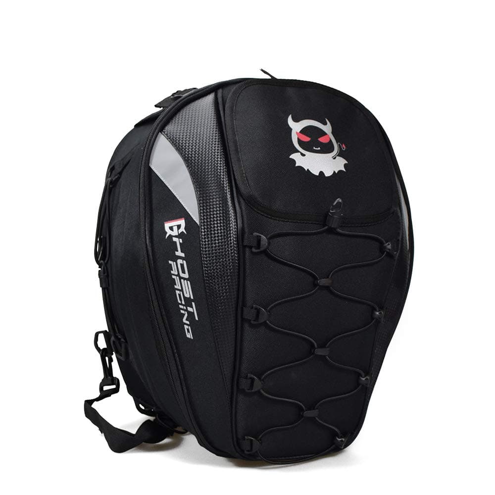 WildBee Large Capacity Motorcycle Multi-Function Tail Bag Backpack for Helmet Tools