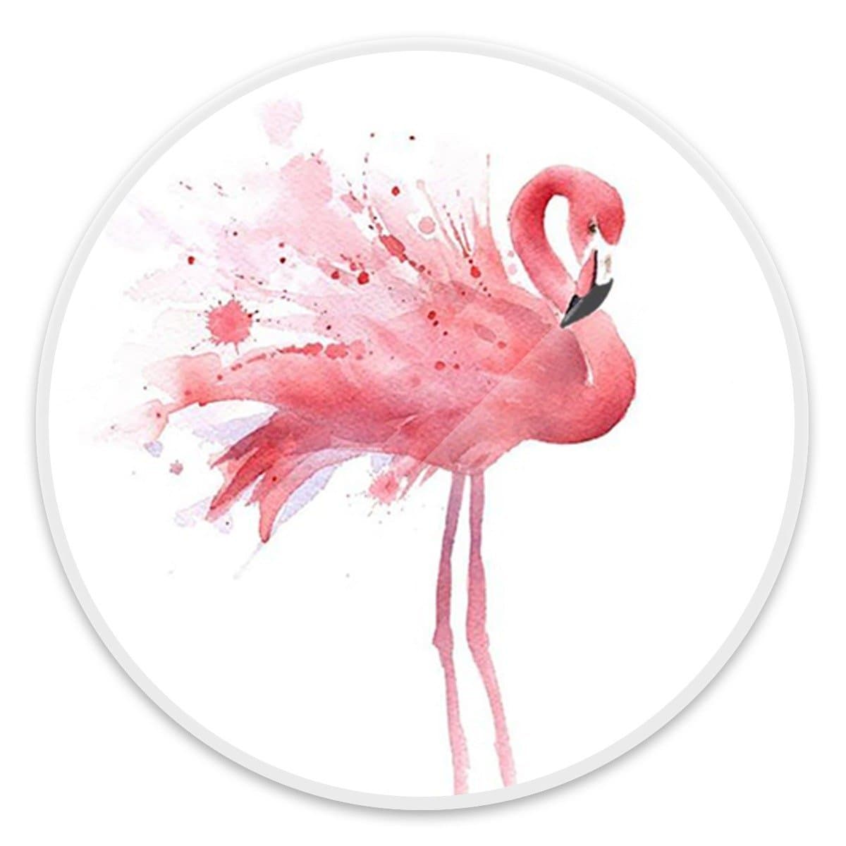 Expanding Stand and Grip for Smartphones and Tablets, Multi-function Mounts and Stands Kit Car Mount iPhone Holder Collapsible - Flamingo