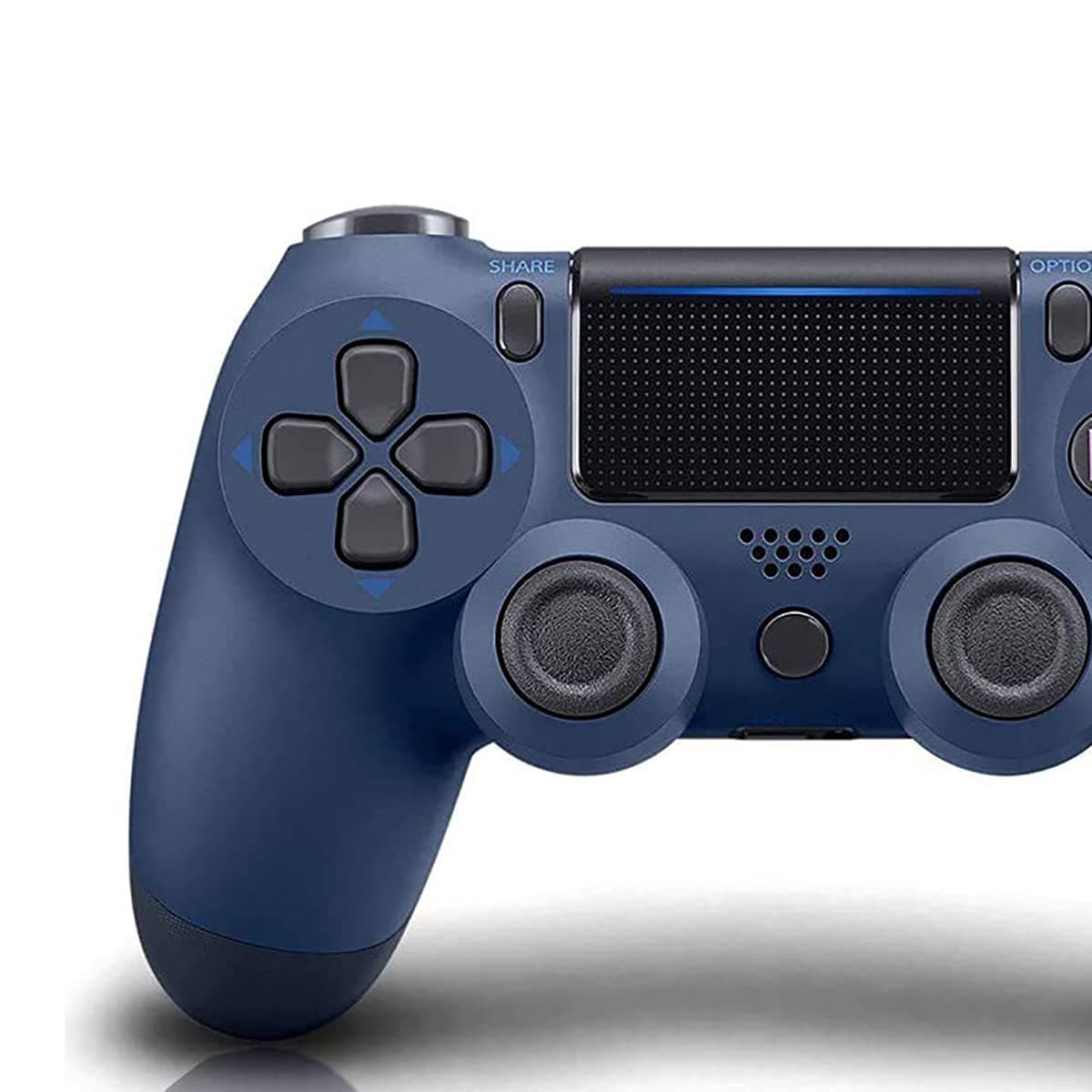 PS4 Controller Wireless Bluetooth Gamepad for Sony Playstation 4 with USB Cable Compatible with Windows PC & Android iOS【Upgraded Version】(Midnight Blue)