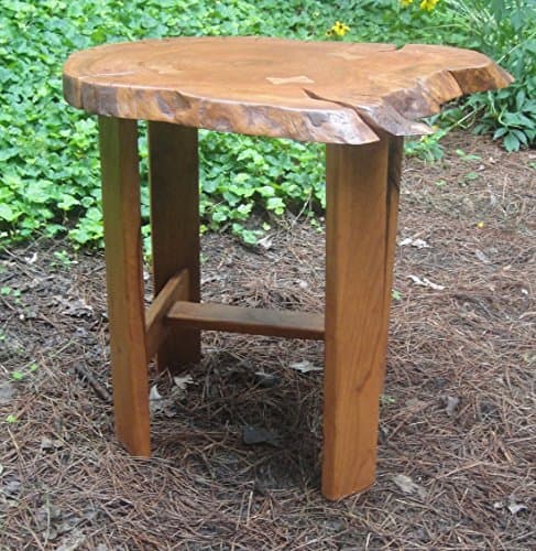 Table Cherry Tree Trunk with Lacquer Finish