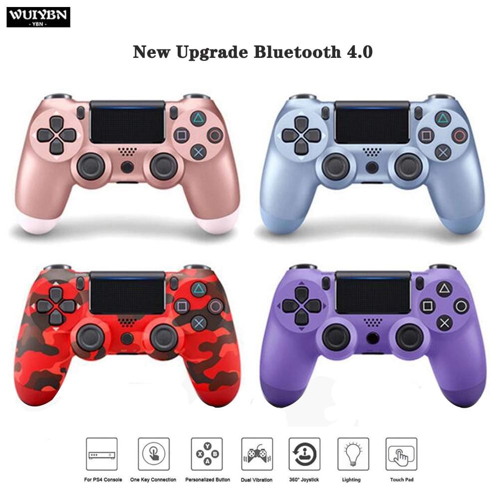 LJWL Gamepad For Wireless Ps4 Controller Bluetooth Gamepad Joystick, Suitable For Mobile Computer Game Console Pc