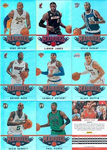 2012 2013 Panini Marquee Basketball Complete Mint Basic 100 Card Set with Lebron James and Stephen Curry Plus