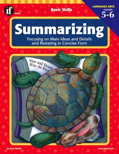 Basic Skills Summarizing, Grades 5 to 6: Focusing on Main Ideas and Details and Restating in Concise Form Paperback – January 15, 2001