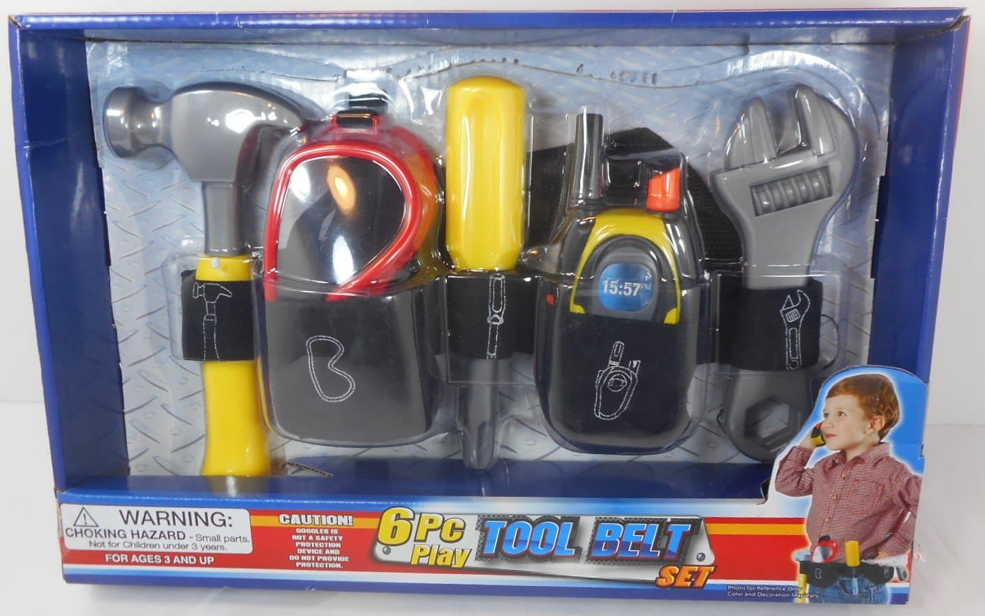Polyfect 6 pc Play Tool Belt Set