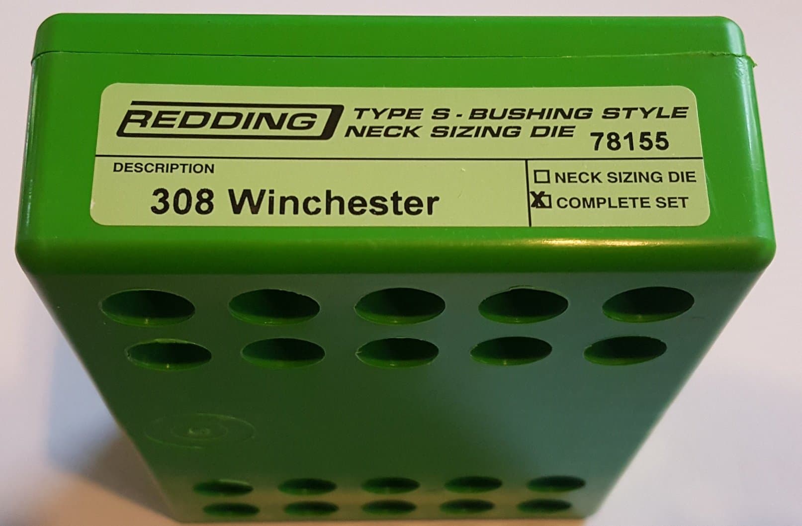 Redding Type-S Neck Sizing Die Set 308 WIN (RED78155)