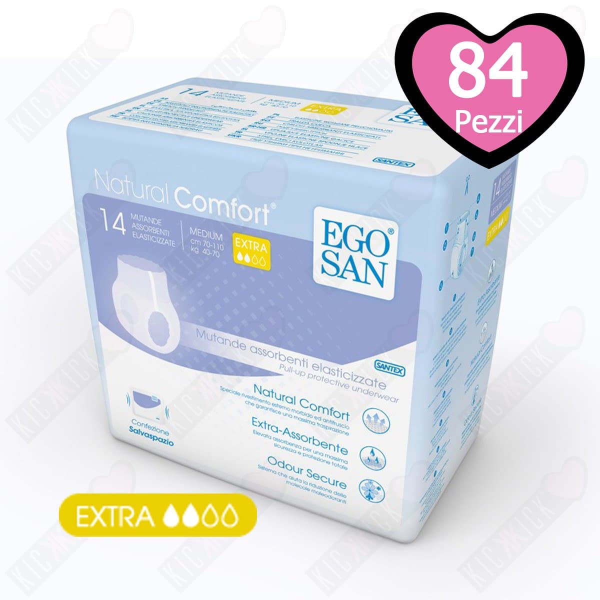 Absorbent Briefs Elasticated Medium 2 Drops