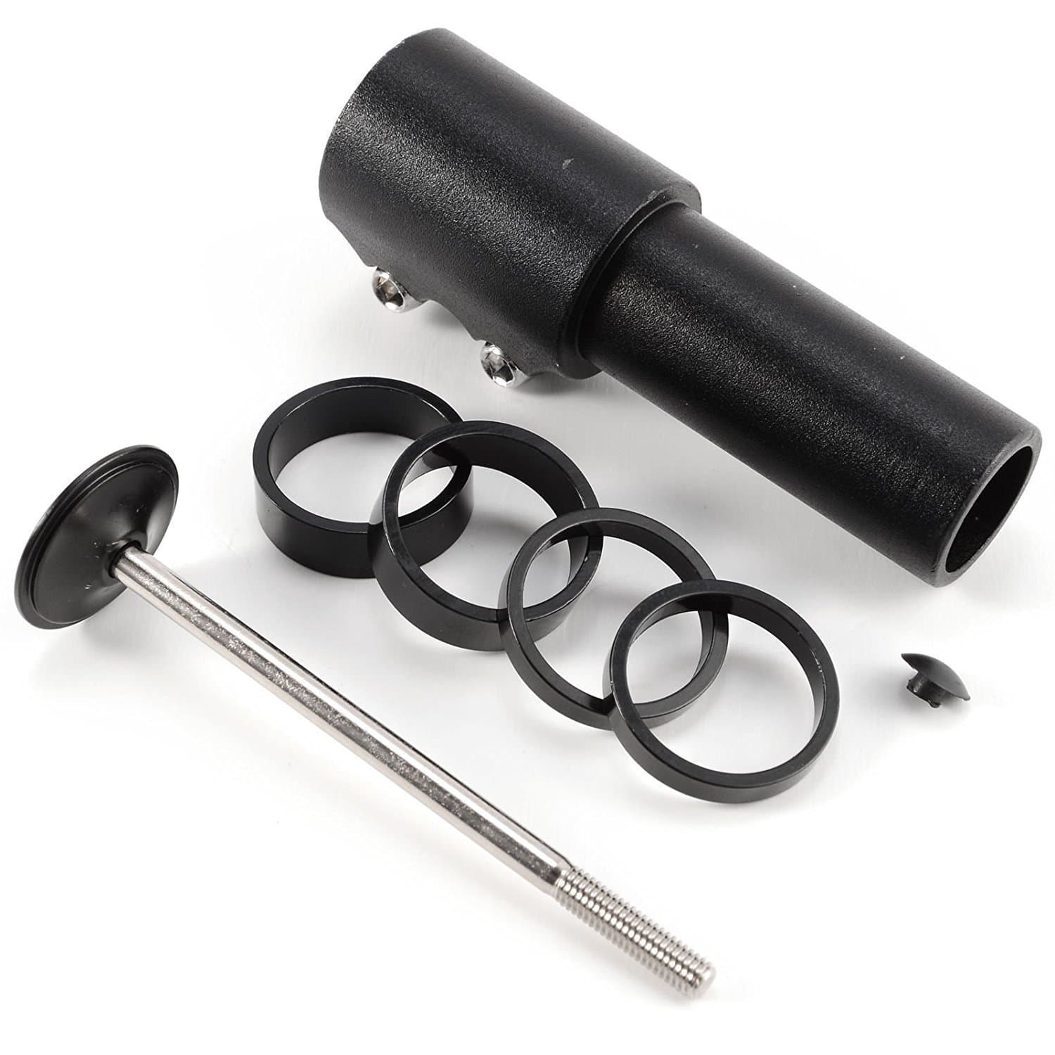 Gasah Bicycle Handlebar Riser Extension Fork Stem Extension Stem Raiser Fork Bicycle Handlebar Riser Handlebar Rise Extension Stem Raised 122 mm