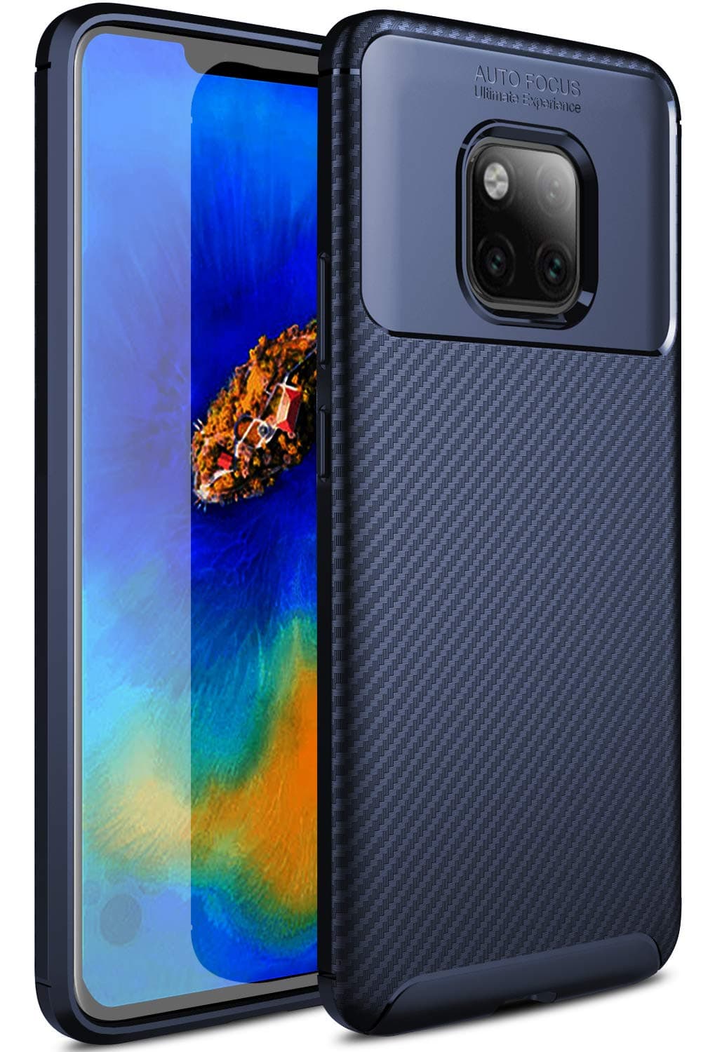YockTec Huawei mate 20 Pro Case, [Scratch Resistant] Ultra-thin Super Lightweight Premium PC Hard Protective Cover Case for Huawei mate 20 Pro Phone(Blue)