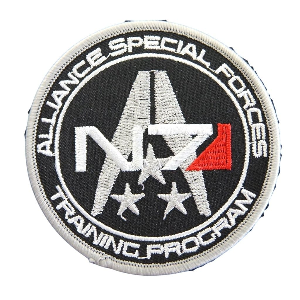 Mass Effect Series N7 Alliance Special Forces Training Program Embroidered Patch (3 inches tall by 3 inches wide)