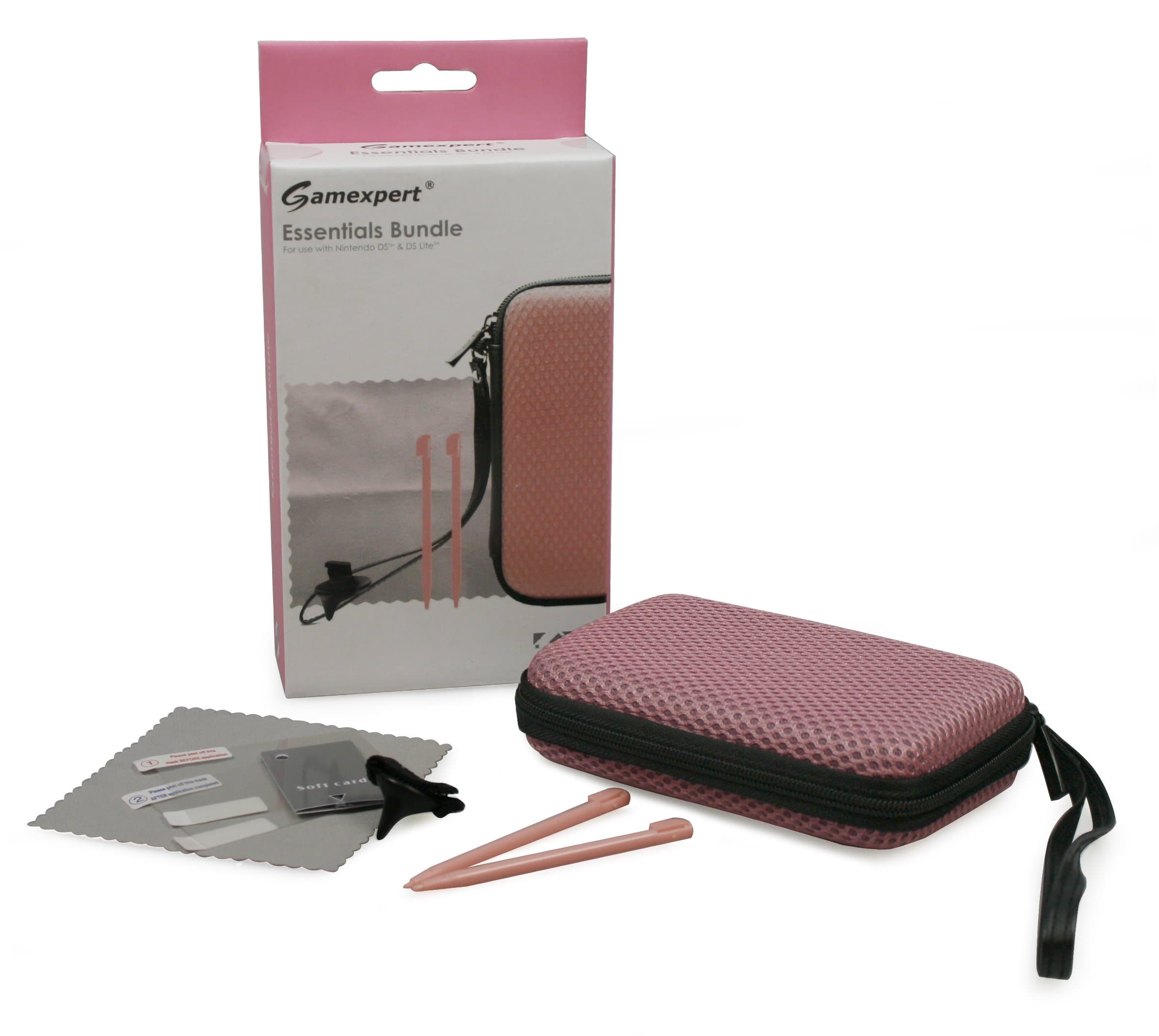 Gamexpert DS Lite Essentials Bundle - Pink (Nintendo DS)