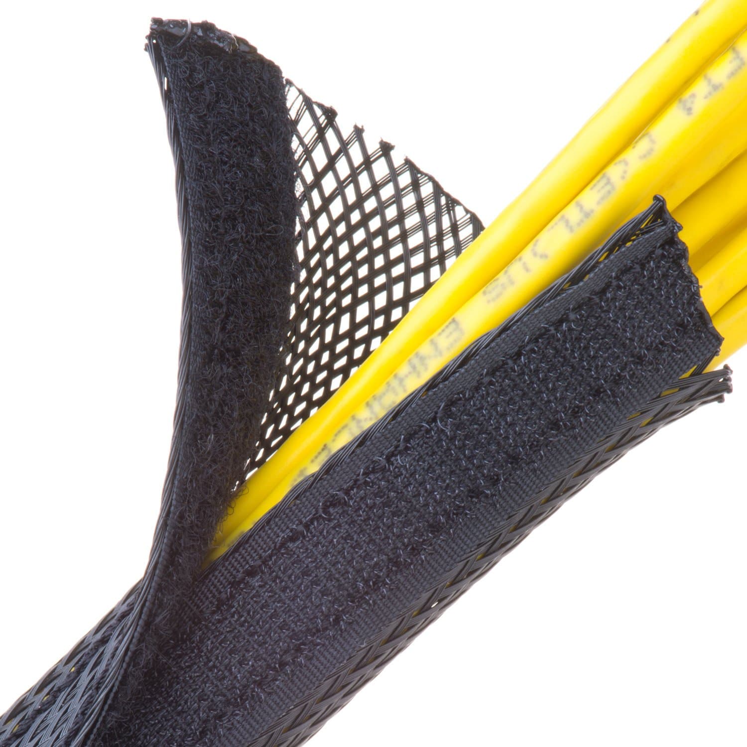 Flexo-Wrap PET Easy On, Easy Off Access - 1 1/4" - Black 6 ft piece