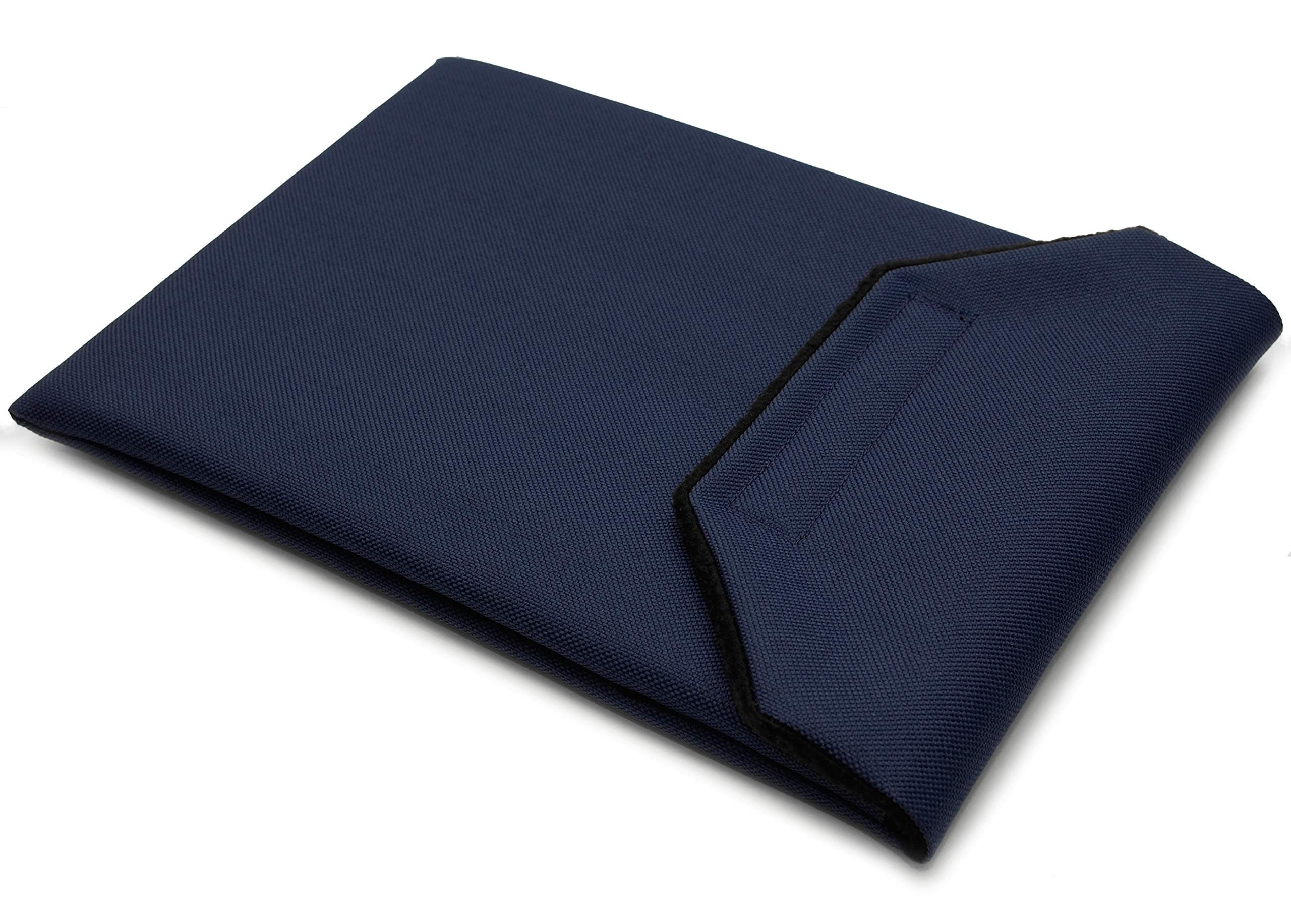 CushCase Sleeve Case for Microsoft Surface Go 3/2/1 Tablet with Type Cover Attached - Everyday Canvas (Navy Blue)
