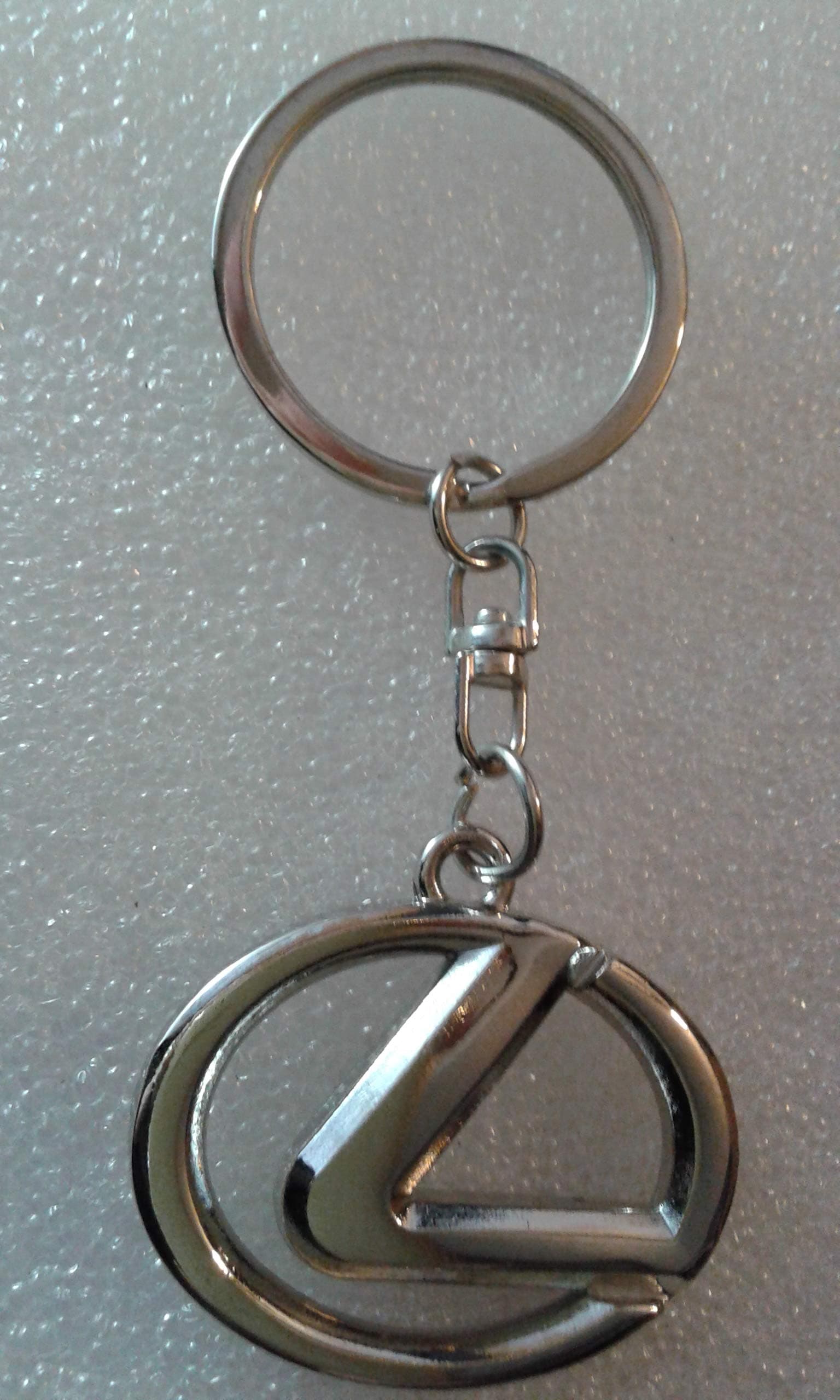 "L" Metal Keychain