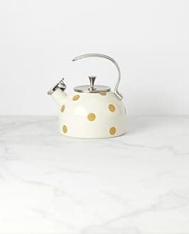Kate Spade New York 875284 Deco Kettle, 3.65 LB, Gold Dot