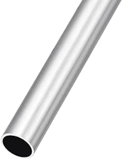 METALLIXITY 6063 Aluminum Tube (15mm OD x 13mm ID x 300mm L), Aluminum Round Tubing - for Home Furnishing, Machinery, DIY Handicraft