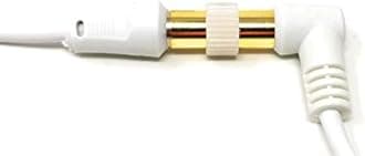 Maincore 40 cm Right Angle TV/AV Aerial Antenna Coaxial Cable Lead with Coupler – Male to Male RF Extension Cable for TV, HDTV, Freeview, Satellite, DVB-T, and AV Devices (0.4m)