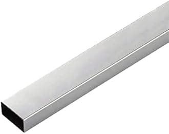 TEN-HIGH 304 Stainless Steel Square Tube, 1000mm X 25mm X 25mm, Thickness 3mm, Surface polishing, Food Grade 304 Stainless Steel Pipe