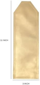 KIING car Flag Rod Cover for All Types of car and Judgemental rods (Golden)