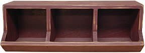 Bin Shelf Country Rustic Primitive Display Cubby Barn Red