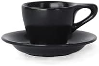 notNeutral Lino Porcelain Cup & Saucer Espresso 3 oz (3 oz, 6)