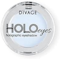 DIVAGE Holo Eyeshadow with Smooth Texture for Easy Application and Buildable Coverage Light Blue