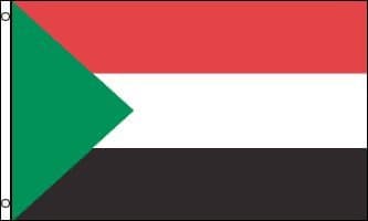 SUDANESE FLAG, 3'x5'