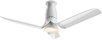 SilentPro Blossom 1200 mm Smart iOT Enabled Ceiling Fan | ActivBLDC Technology | Design Award - reddot Winner 2022 | 2X Silent | Remote control | 5 Years Warranty, (Glossy White)