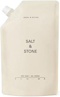 Salt & Stone Body Wash with Antioxidants for Deep Moisture | For Women & Men, Sulfate, Paraben, & Dye Free, Leaves Skin Soft and Hydrated