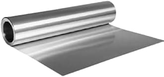 Heavy Duty Aluminum Foil 18" x 500 ft, 20 Microns Thick | Commercial Grade & Extra Thick, Strong Enough for Food Service Industry | VPack Brand
