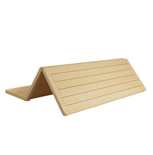 LVLDAWA Foldable Bed Support Board, Solid Wood Breathable Ranked Skeleton Simples Wooden Mattress Soft Bed Becomes Hard Waist Protector Bed Board For Sofa(80x160cm)