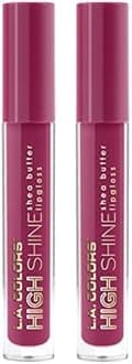 L.A. COLORS High Shine Lipgloss, Irrestible CLG945 (Pack of 2)