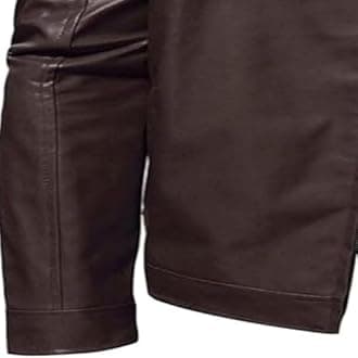 SWJGLITTR Men Slim Fit Motorcyle Leather Jacket Zip-Up Windbreaker Leather Jackets Lightweight PU Vintage Biker Coat